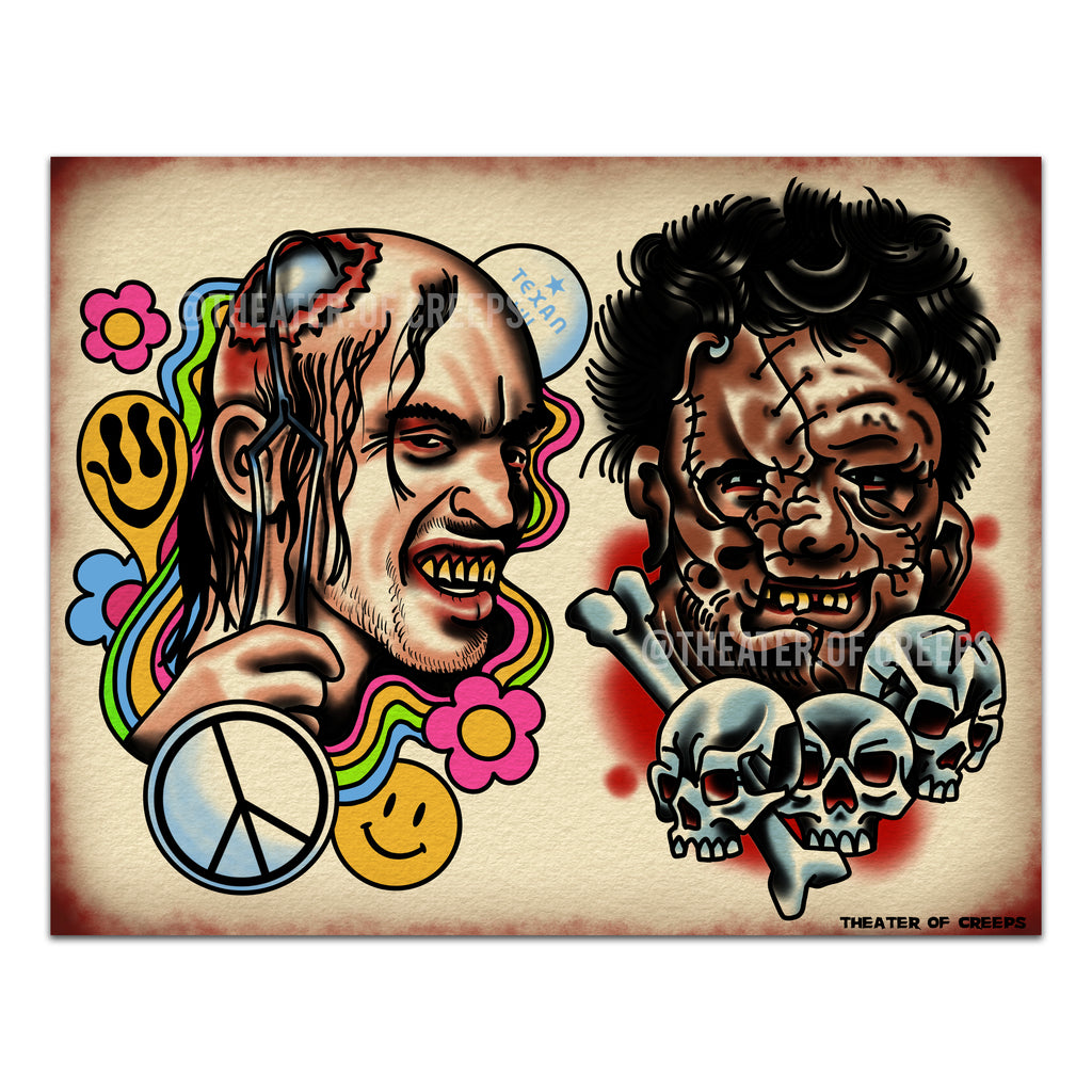 SOFTMACHINE　TATTOO FLASH　3枚セット SOFTMACHINE TATTOO FLASH 3枚セット SOFTMACHINETATTOO FLASH3枚セット