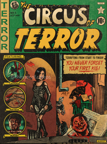 Circus Of Terror 9x12” Print *PREORDER*
