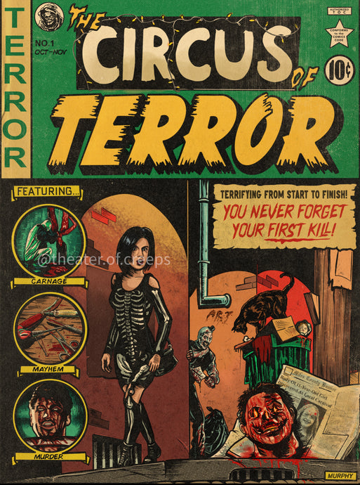 Circus Of Terror 9x12” Print *PREORDER*
