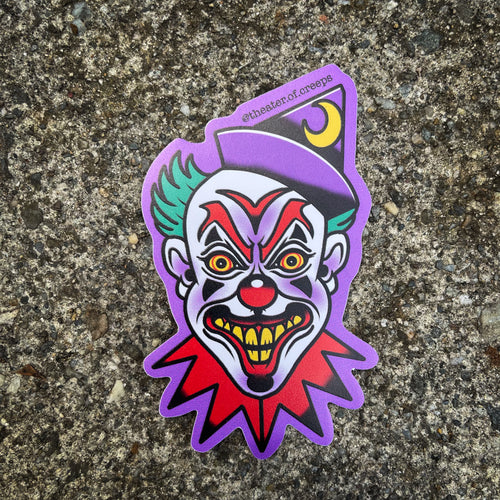 Creep Clown Vinyl Sticker