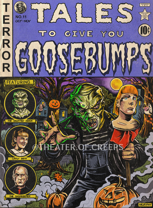 Tales To Give You Goosebumps 9x12” Print *PREORDER*