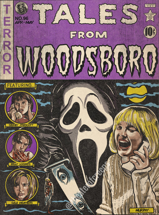 Tales From Woodsboro 9x12” Print