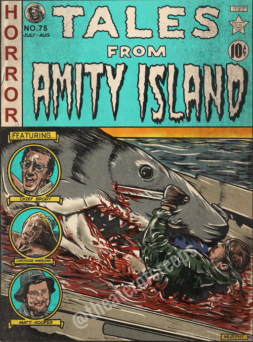 Tales From Amity Island 9x12” Print